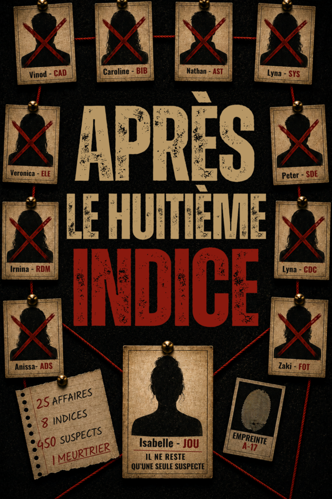 Couverture du livre Après le huitième indice, énigmes de logique