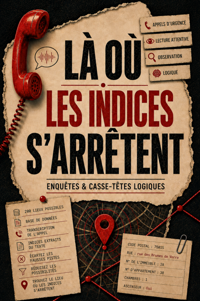 Couverture du livre Là où les indices s'arrêtent, énigmes d'appels d'urgence